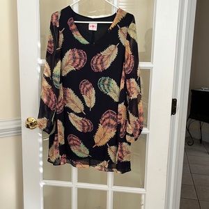 Buddy Love feathers dress